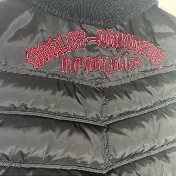 Harley Davidson Puffer Vest Biker Riding Vest Size S - Picture 2 of 11